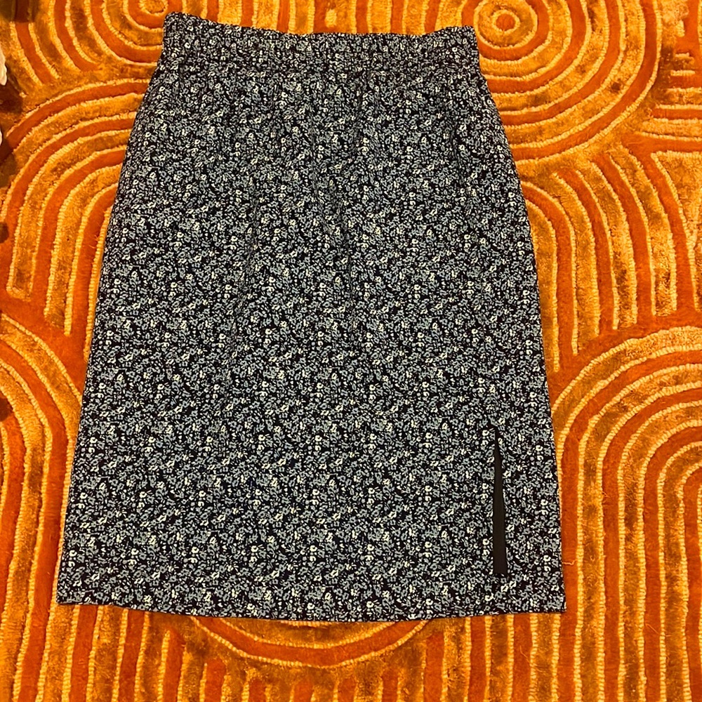 Midi J.Crew floral skirt